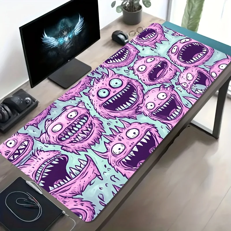 Brand Large Gaming Mouse Pad Quirky Pink Monsters Non-slip Washable Rubber Base Oversized Office Desk Mat Computer Decor
Brand Large Gaming Mouse Pad Quirky Pink Monsters Non-slip Washable Rubber Base Oversized Office Desk Mat Computer Decor