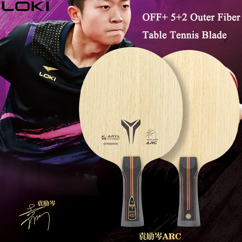 Настольный теннисный ракетка LOKI Yuan Licen ARC с внешним слоем из арил-карбона OFF+ 5+2 KOTO Surface Professional FL/CS/ST ARC
Настольный теннисный ракетка LOKI Yuan Licen ARC с внешним слоем из арил-карбона OFF+ 5+2 KOTO Surface Professional FL/CS/ST ARC