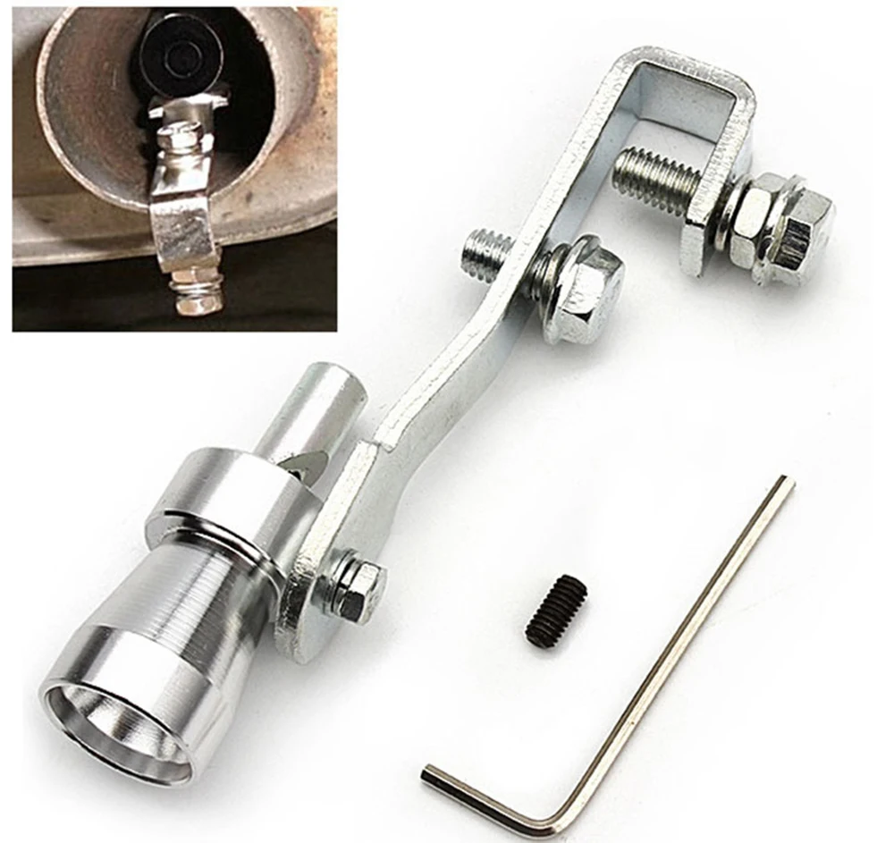 Universal Adjustable Exhaust Turbo Whistle, Aluminum Alloy Turbo Sound Simulator, Car Exhaust Pipe Muffler Noise Booster for Mos
Universal Adjustable Exhaust Turbo Whistle, Aluminum Alloy Turbo Sound Simulator, Car Exhaust Pipe Muffler Noise Booster for Mos