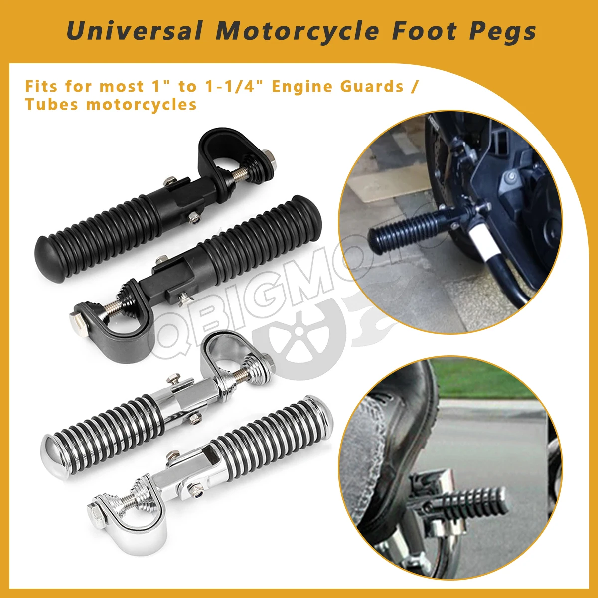 1 Pair Motobike Adjustable Pedal Foot Pegs Highway Crash Bar Engine Guard Clamp Footrest For Harley Softail Sportster XLH Glide
1 Pair Motobike Adjustable Pedal Foot Pegs Highway Crash Bar Engine Guard Clamp Footrest For Harley Softail Sportster XLH Glide