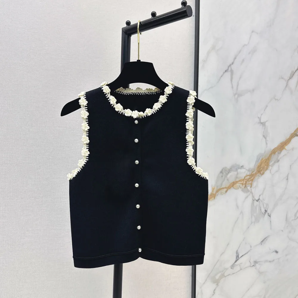 High-quality 2026 spring/summer new style women's dark black and white contrast color one-piece backless top xy150455
High-quality 2026 spring/summer new style women's dark black and white contrast color one-piece backless top xy150455