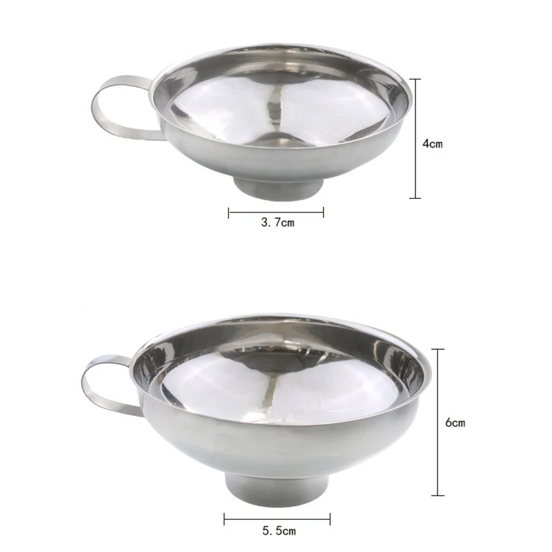 AA81-2 Pcs Set Funnel For Wide And Regular Jars Useful Stainless Steel Wide Mouth Canning Funnel Large Mouth Funnels For Beans S
AA81-2 Pcs Set Funnel For Wide And Regular Jars Useful Stainless Steel Wide Mouth Canning Funnel Large Mouth Funnels For Beans S