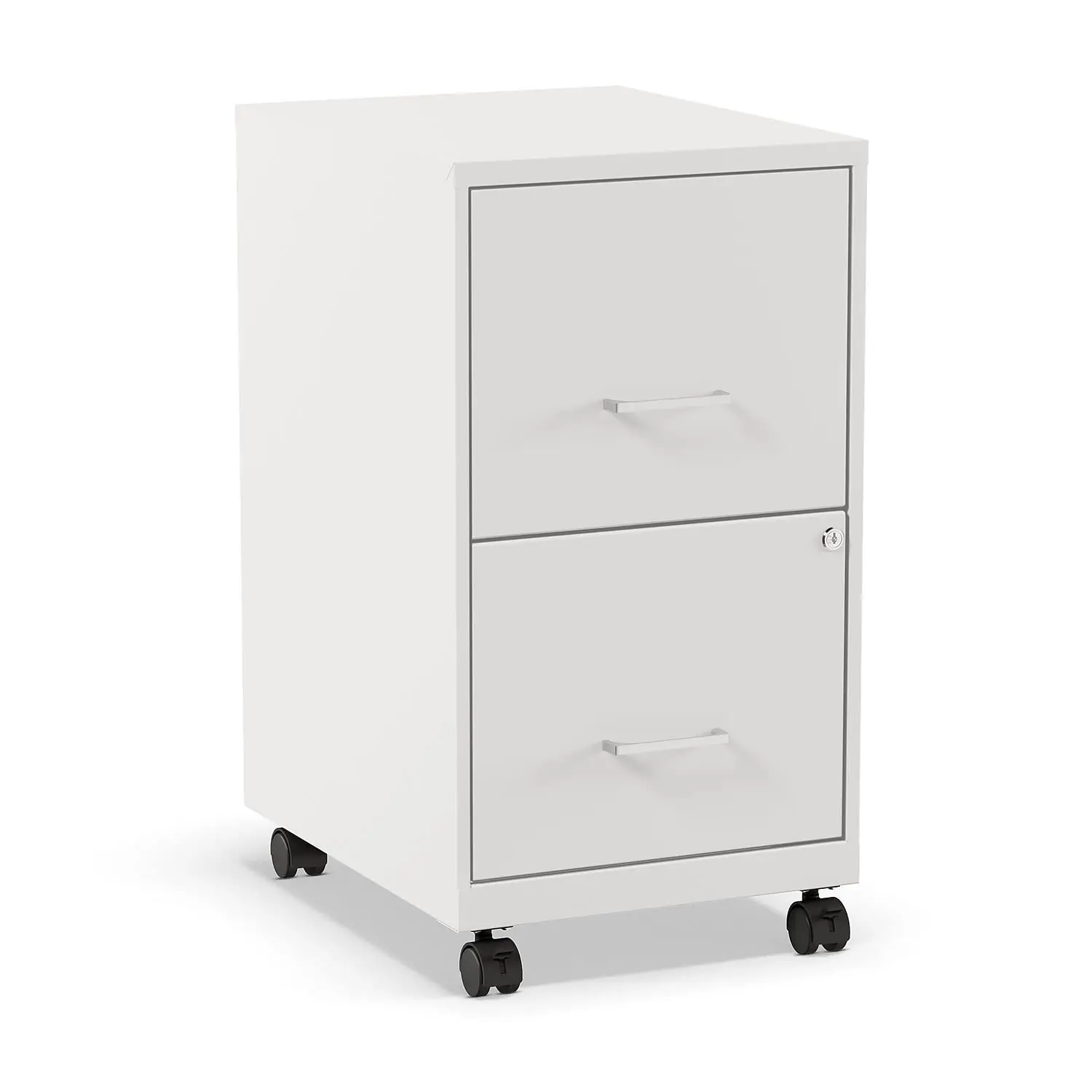 2-Drawer Vertical File Cabinet, Letter Size Documents, Lockable & Mobile, 18.9" D x 14.3" W x 26.3" H, White, Customized
2-Drawer Vertical File Cabinet, Letter Size Documents, Lockable & Mobile, 18.9" D x 14.3" W x 26.3" H, White, Customized