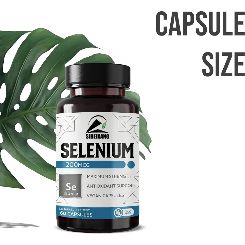 Selenium, 200mg-60 Vegetarian Capsules Support The Immune System and Healthy Cell Function
Selenium, 200mg-60 Vegetarian Capsules Support The Immune System and Healthy Cell Function