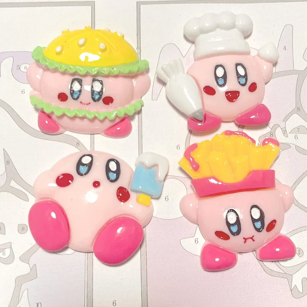 2Pcs Kirby cartoon resin flatback supplies diy kawaii resin accessories crafts materials scrapbooking embellishment
2Pcs Kirby cartoon resin flatback supplies diy kawaii resin accessories crafts materials scrapbooking embellishment