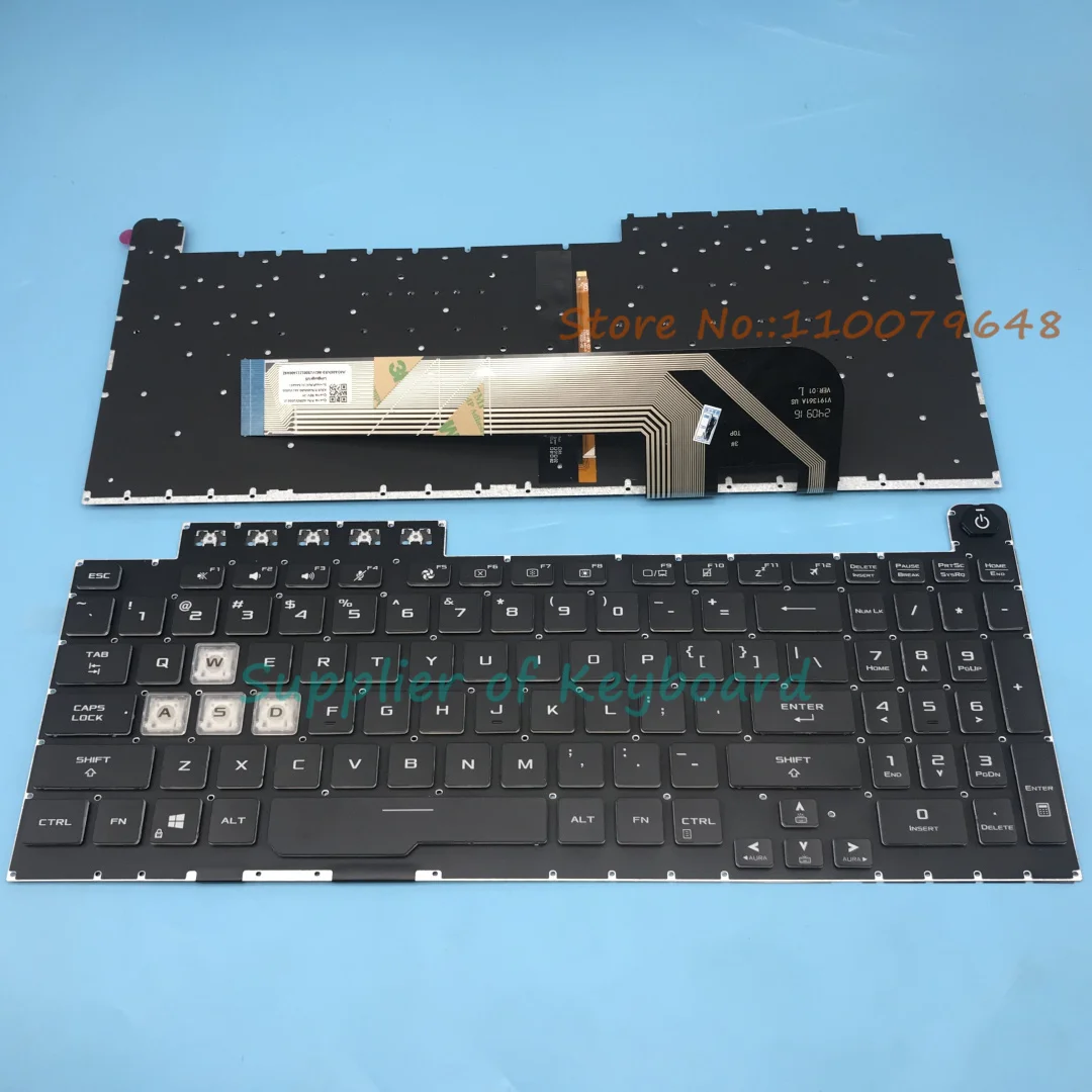 NEW English/Latin Spanish Keyboard For ASUS TUF Gaming A15 TUF506 TUF506I TUF506IH TUF506IV Laptop RGB Backlit
NEW English/Latin Spanish Keyboard For ASUS TUF Gaming A15 TUF506 TUF506I TUF506IH TUF506IV Laptop RGB Backlit