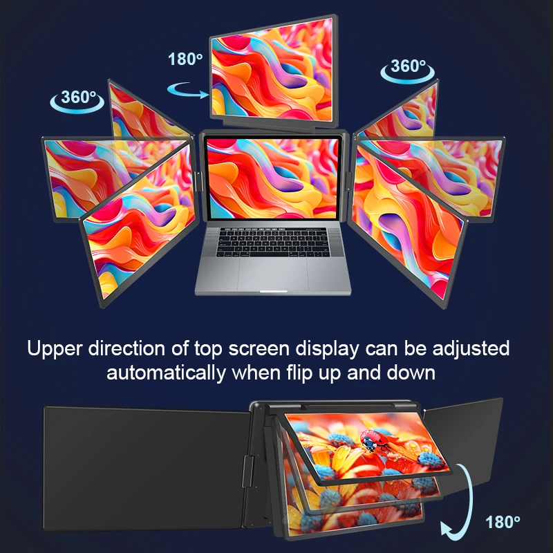 Full HD Triple Mon itor 14 Inch Portable Quad Mon itor With USB Type-C For Laptop
Full HD Triple Mon itor 14 Inch Portable Quad Mon itor With USB Type-C For Laptop