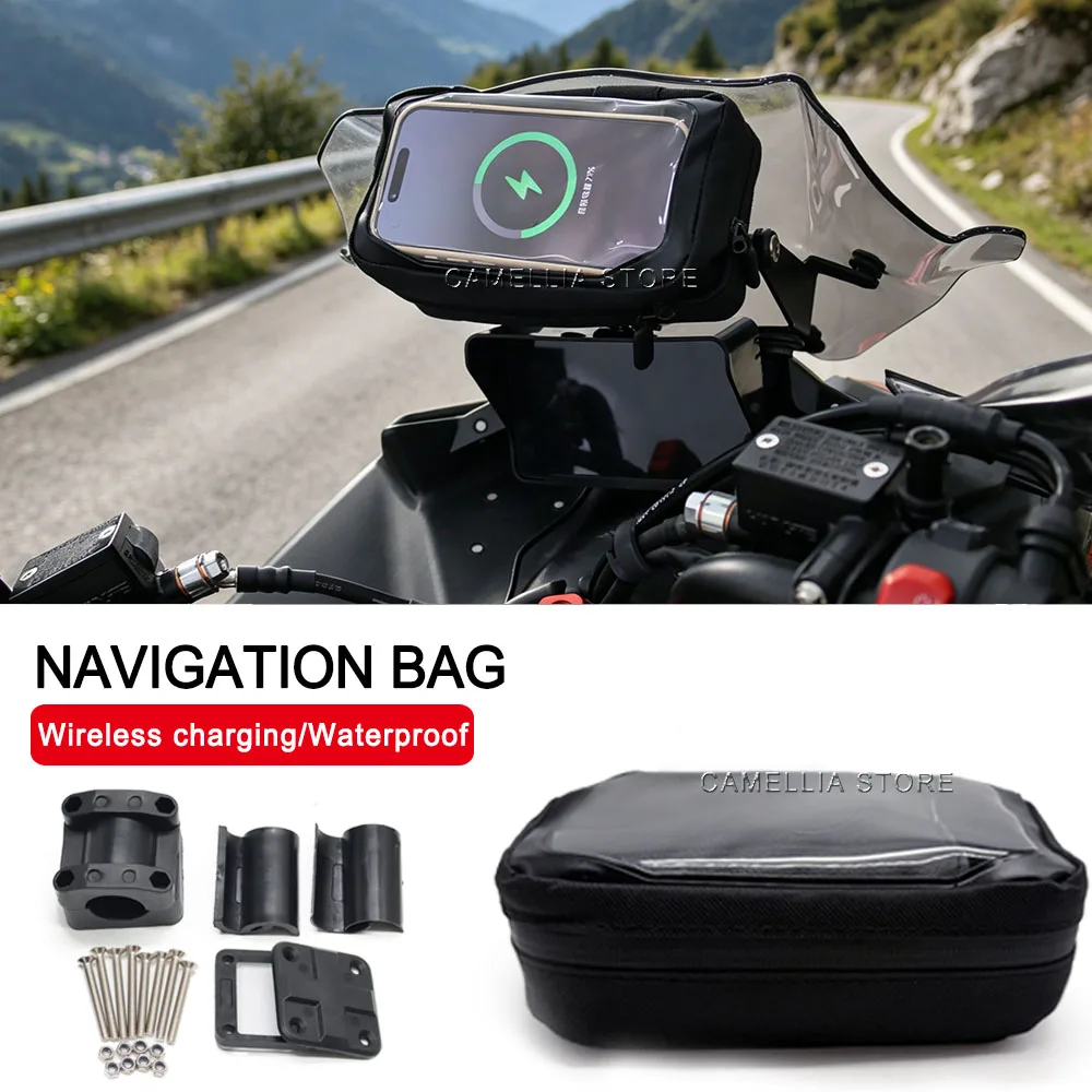 Motorcycle Handlebar Bag Navigation Package Motorcycle Accessories Wireless Charging Waterproof for BMW R1300GS ADV
Motorcycle Handlebar Bag Navigation Package Motorcycle Accessories Wireless Charging Waterproof for BMW R1300GS ADV