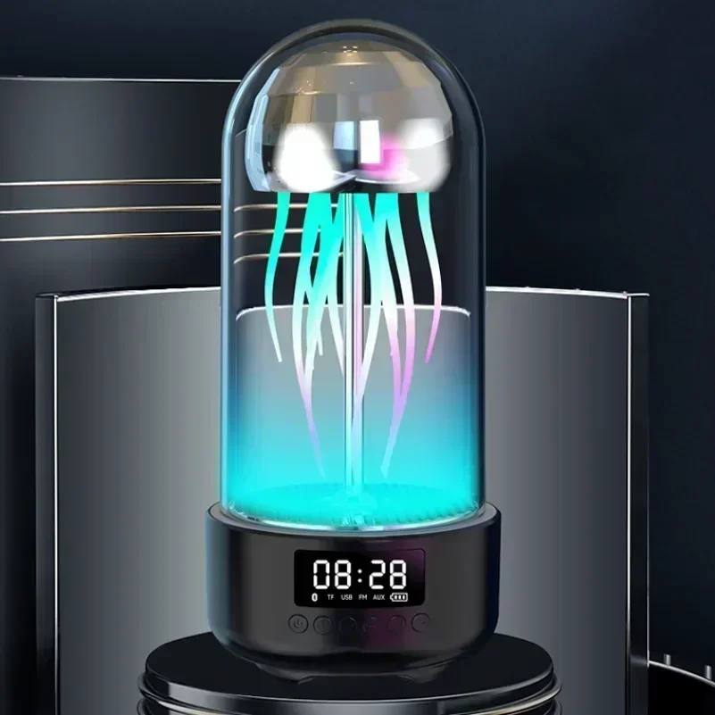 Portable HiFi Stereo Decorative Clock Bluetooth Speakers Creative Color Jellyfish Lamp Bluetooth Speaker Subwoofer Speaker Smart
Portable HiFi Stereo Decorative Clock Bluetooth Speakers Creative Color Jellyfish Lamp Bluetooth Speaker Subwoofer Speaker Smart