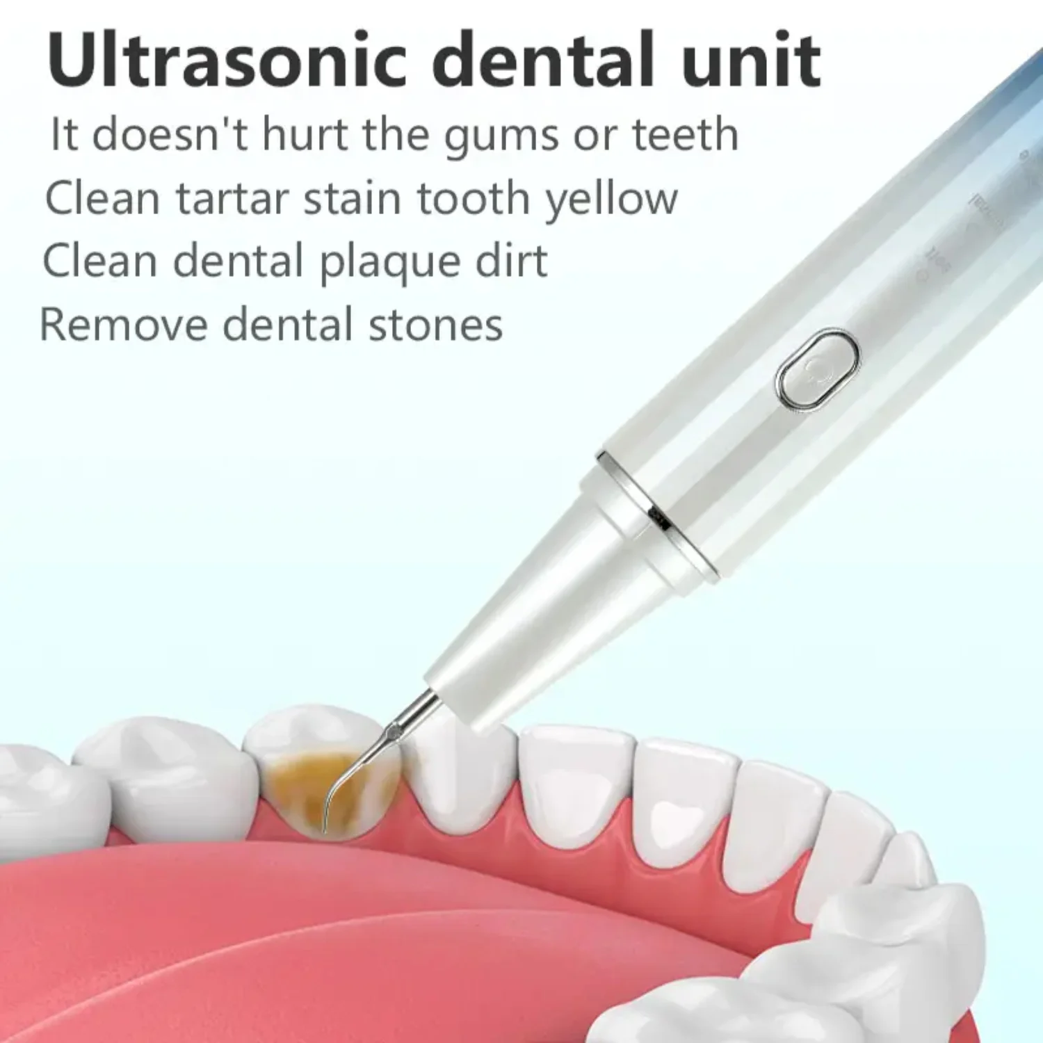 Ultrasonic Dental Scaler Teeth Beauty Tool Kit - Professional Whitening and Cleaning System for Healthier Teeth Dientes
Ultrasonic Dental Scaler Teeth Beauty Tool Kit - Professional Whitening and Cleaning System for Healthier Teeth Dientes