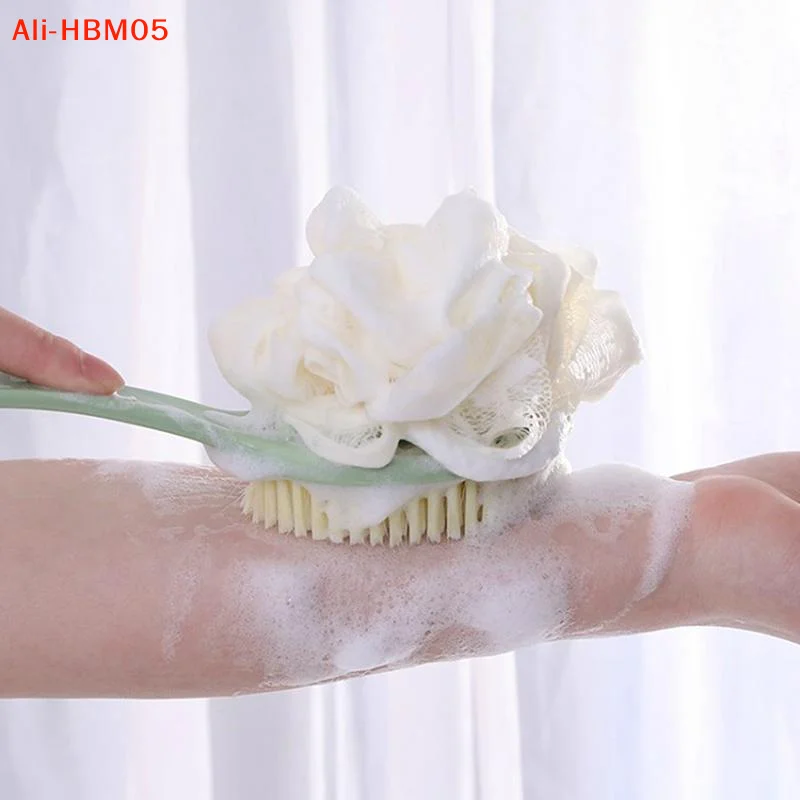 (HB05)Soft Loofah And Bristles Bath Body Brush For Women And Men - Curved Long Handled Shower Brush For Body, Face, Spa Washing
(HB05)Soft Loofah And Bristles Bath Body Brush For Women And Men - Curved Long Handled Shower Brush For Body, Face, Spa Washing