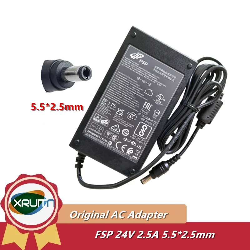 New Genuine FSP AC DC Adapter Charger 24V 2.5A 60W FSP060-DBAB2 FSP060-DAAN2 FSP060-RAAK3 FSP060-RTAAN2 Printer Power Supply
New Genuine FSP AC DC Adapter Charger 24V 2.5A 60W FSP060-DBAB2 FSP060-DAAN2 FSP060-RAAK3 FSP060-RTAAN2 Printer Power Supply