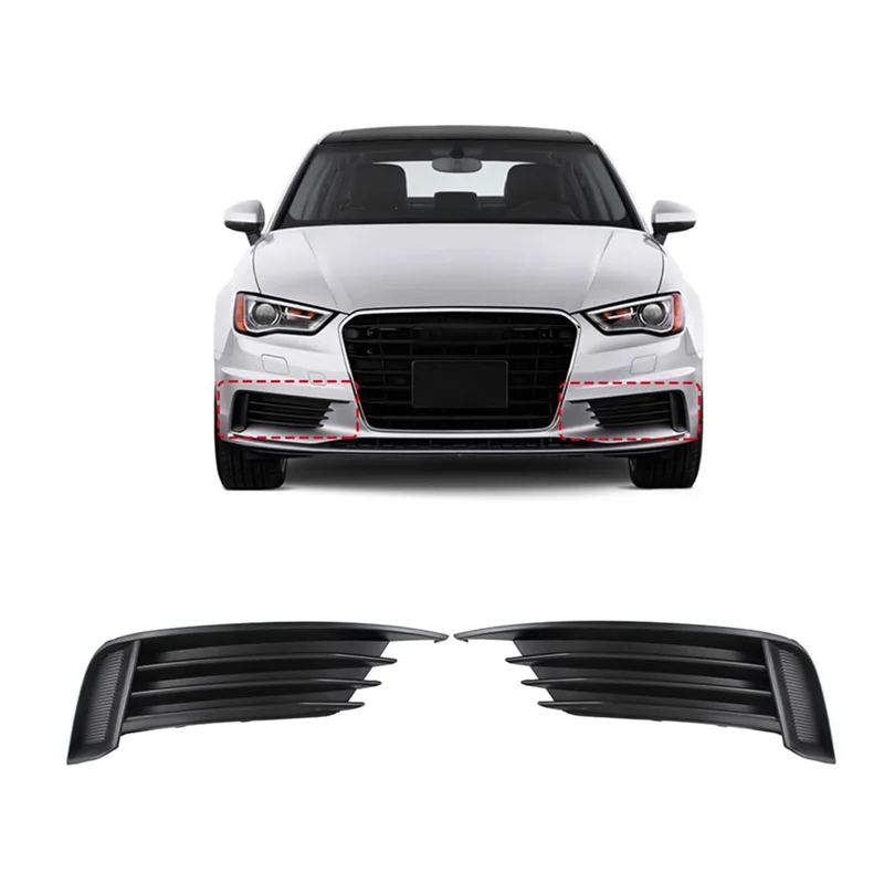 Front Bumper Lower Grills Fog Light Cover For A3 S3 2013-2017, 8V5807681 8V5807682 2PCS
Front Bumper Lower Grills Fog Light Cover For A3 S3 2013-2017, 8V5807681 8V5807682 2PCS