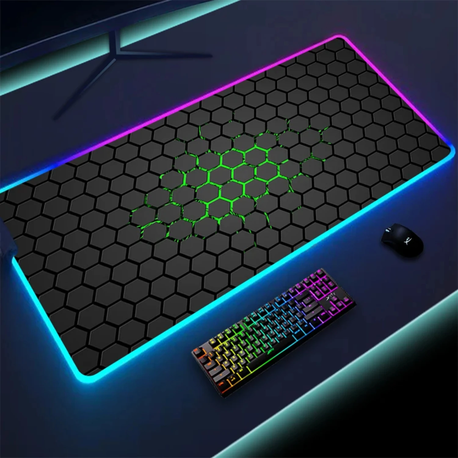 Большой коврик для мыши с геометрическим рисунком RGB, игровой коврик для мыши, светодиодный коврик для мыши, геймерские коврики для мыши, настольный коврик для ПК, коврик для клавиатуры RGB XXL 90x40 см
Большой коврик для мыши с геометрическим рисунком RGB, игровой коврик для мыши, светодиодный коврик для мыши, геймерские коврики для мыши, настольный коврик для ПК, коврик для клавиатуры RGB XXL 90x40 см