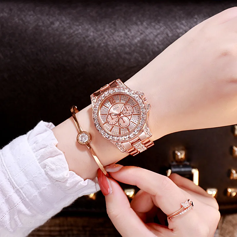 Fashion Women Watch with Diamond Watch Ladies Top Luxury Brand Ladies Casual Women's Bracelet Crystal Watches Relogio Feminino
Fashion Women Watch with Diamond Watch Ladies Top Luxury Brand Ladies Casual Women's Bracelet Crystal Watches Relogio Feminino