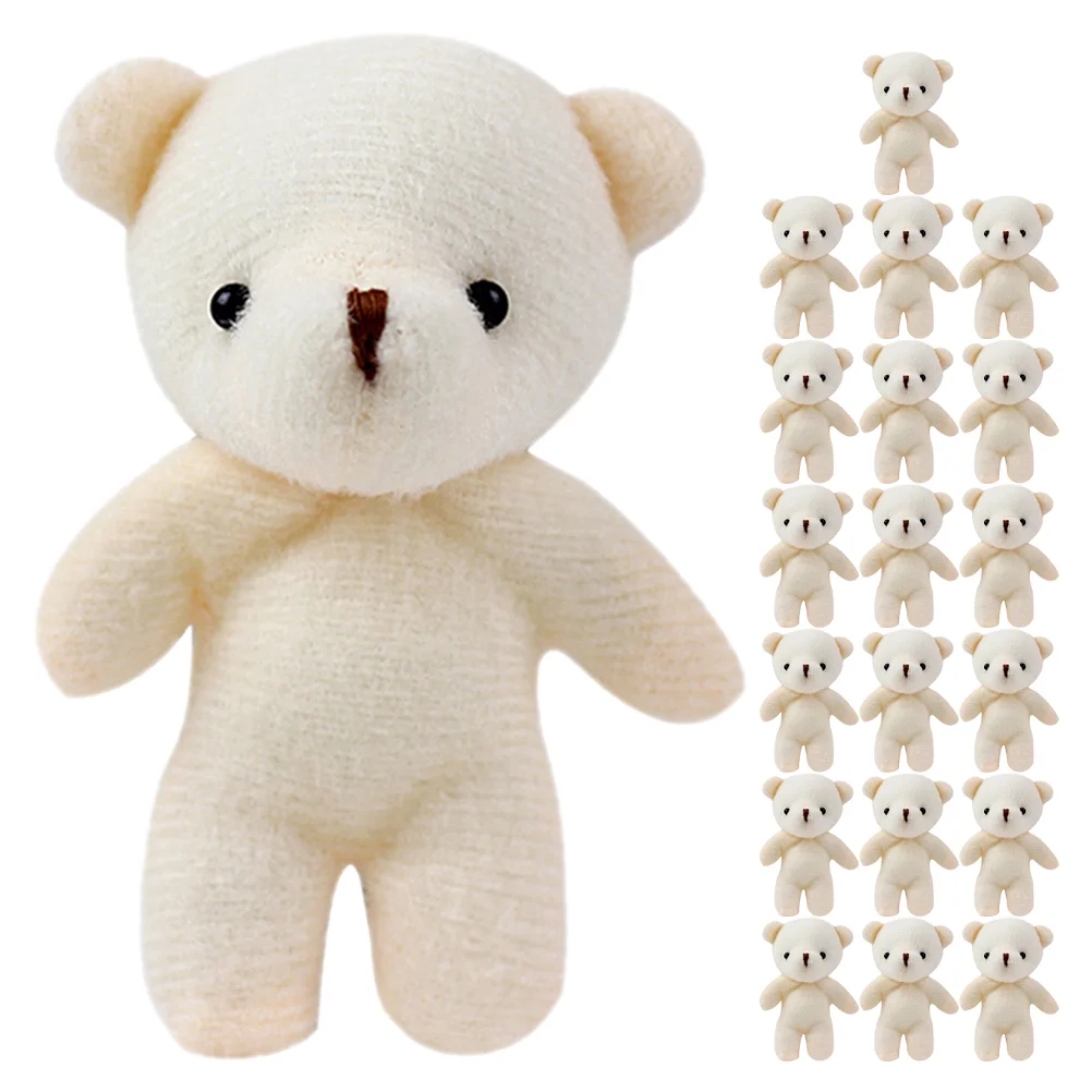 20 Pcs Mini Bear Bears Bulk Stuffed Animals Small Portable Pendant Tiny Toys Hanging Wear-resistant Decor Cute Baby
20 Pcs Mini Bear Bears Bulk Stuffed Animals Small Portable Pendant Tiny Toys Hanging Wear-resistant Decor Cute Baby