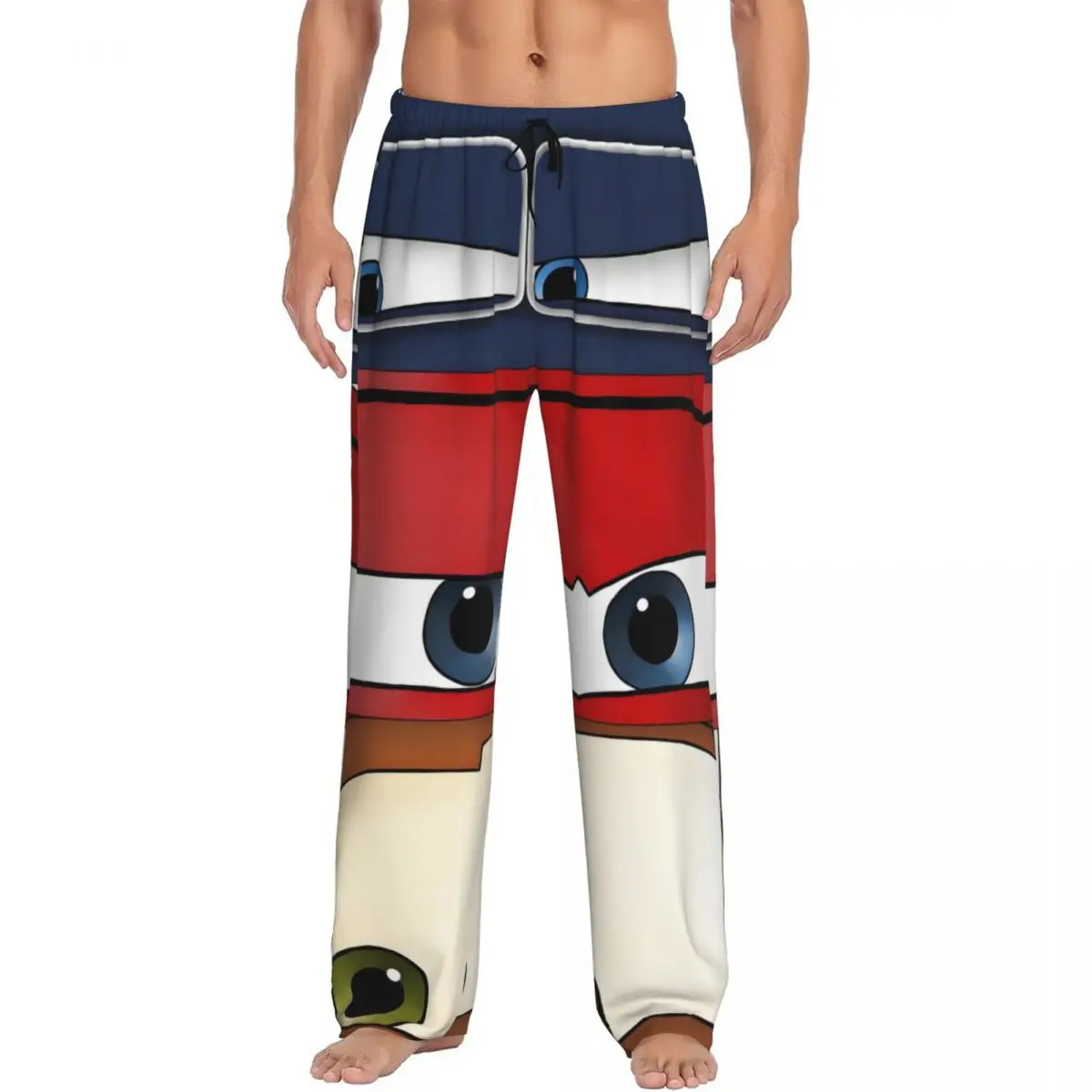 Custom Lightning McQueen Pajama Pants for Men fictional stock car Lounge Sleep Stretch Sleepwear Bottoms with Pockets
Custom Lightning McQueen Pajama Pants for Men fictional stock car Lounge Sleep Stretch Sleepwear Bottoms with Pockets