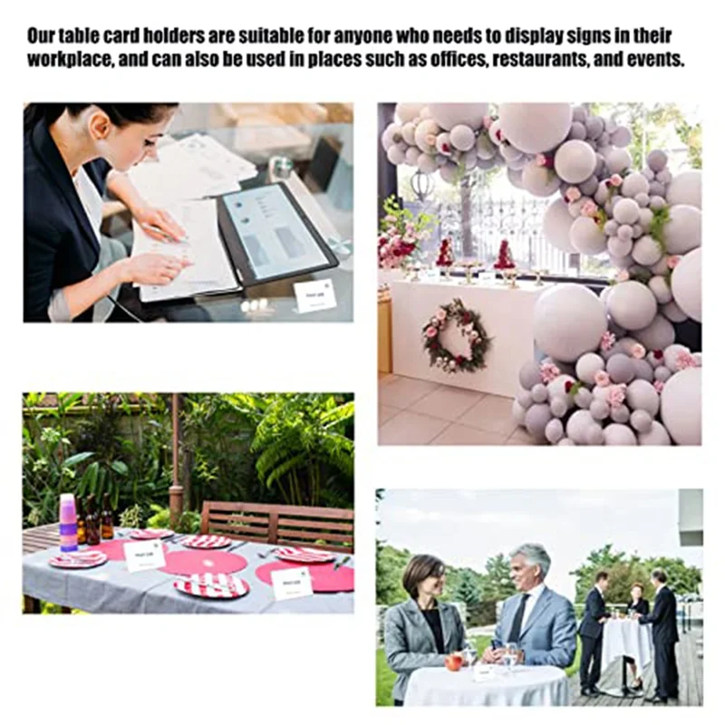 30 Piece Mini Sign Display Holder Transparent 7X4 Cm Horizontal Slanted L-Shape Acrylic Name Card
30 Piece Mini Sign Display Holder Transparent 7X4 Cm Horizontal Slanted L-Shape Acrylic Name Card