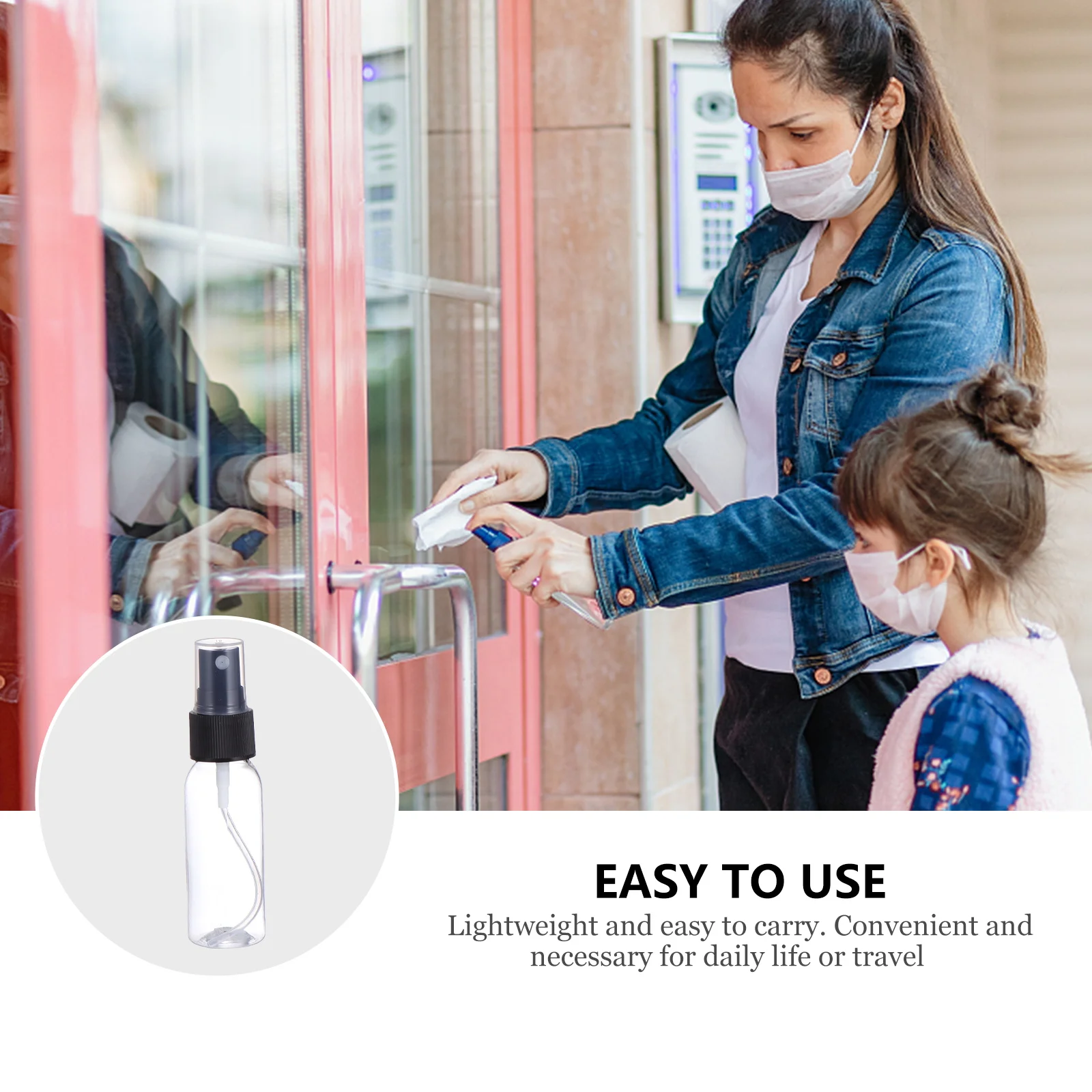 12pcs Round Shoulder Bottle Spray Head Plastic Refillable Travel Size Fine Mist No Drip Leak Proof Mini Sprayer Bottles Liquids
12pcs Round Shoulder Bottle Spray Head Plastic Refillable Travel Size Fine Mist No Drip Leak Proof Mini Sprayer Bottles Liquids