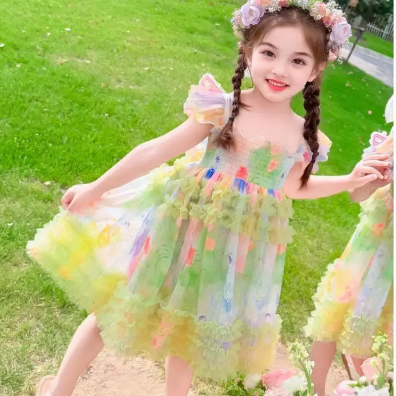 Girls' Lolita Dress Girl's Sweet Princess Dress Children's Summer New Tutu Skirt Children's Spring Autumn Bottoming T-Shirt
Girls' Lolita Dress Girl's Sweet Princess Dress Children's Summer New Tutu Skirt Children's Spring Autumn Bottoming T-Shirt