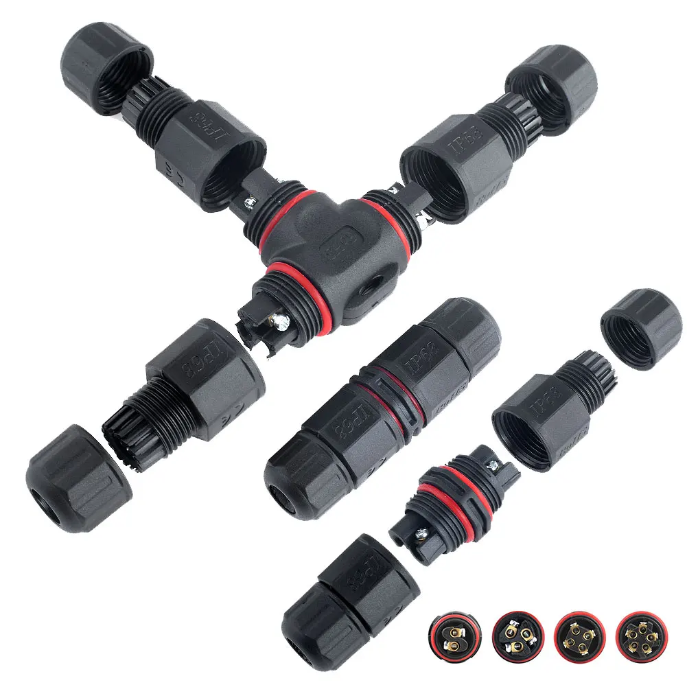 1/2/5/10pcs IP68 Waterproof Connector Straight/T/Cross Shape 2 3 4 5 Pin Cable Connector Plug Connector Junction For Gardening
1/2/5/10pcs IP68 Waterproof Connector Straight/T/Cross Shape 2 3 4 5 Pin Cable Connector Plug Connector Junction For Gardening