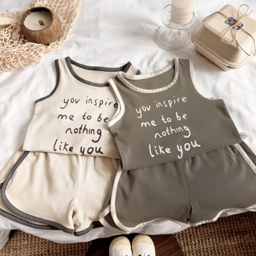 Baby Summer Sport Two-Piece Set Vest Shorts Thin Infant Clothes Unisex Toddler Boys Girls Separate Sportswear Ensemble
Baby Summer Sport Two-Piece Set Vest Shorts Thin Infant Clothes Unisex Toddler Boys Girls Separate Sportswear Ensemble