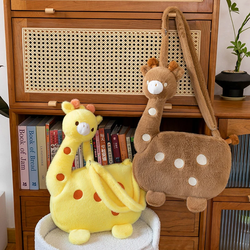 Cute Cartoon Giraffe Crossbody Bag Girl Portable Pouch With Zipper CuteGiraffe Shape Plush Bag Animal Plush Shoulder Bag
Cute Cartoon Giraffe Crossbody Bag Girl Portable Pouch With Zipper CuteGiraffe Shape Plush Bag Animal Plush Shoulder Bag