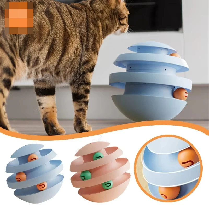 Planet Cats Toy Intelligence Training Amusement Tower Interactive Turntable Roller Balls Tower Tracks Cat Toys Pet Supply
Planet Cats Toy Intelligence Training Amusement Tower Interactive Turntable Roller Balls Tower Tracks Cat Toys Pet Supply
