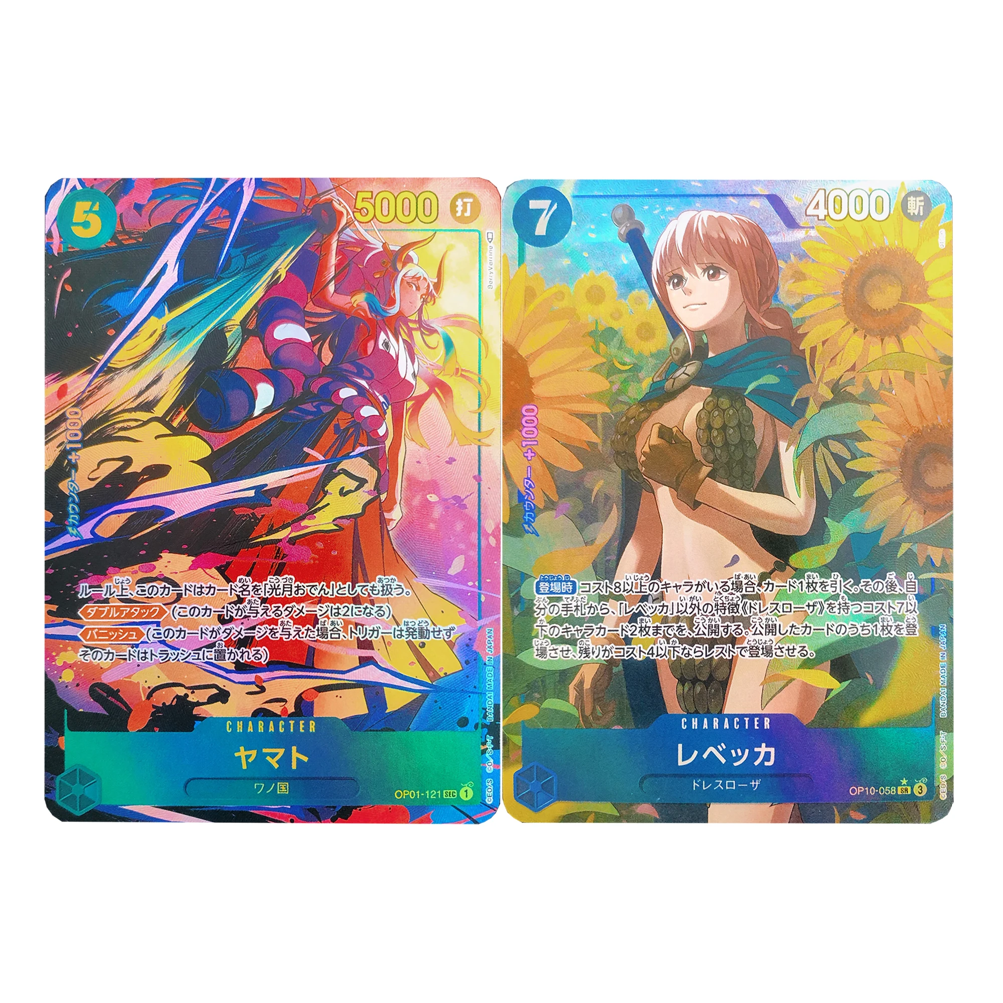 63X88Mm Diy Self Made One Piece Opcg Yamato Collection Card Refraction Color Flash Opcg Rebecca Anime Card Gift Toys
63X88Mm Diy Self Made One Piece Opcg Yamato Collection Card Refraction Color Flash Opcg Rebecca Anime Card Gift Toys