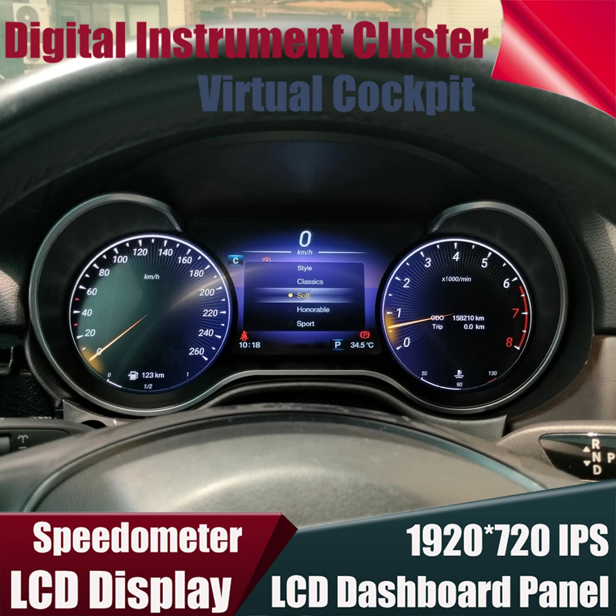 12.3''Digital Instrument Cluster For Mercedes Benz GLE/GLS/ML/GL/R/G-Class W164 X164 W166 X166 W251 W463 Dashboard Speedometer
12.3''Digital Instrument Cluster For Mercedes Benz GLE/GLS/ML/GL/R/G-Class W164 X164 W166 X166 W251 W463 Dashboard Speedometer