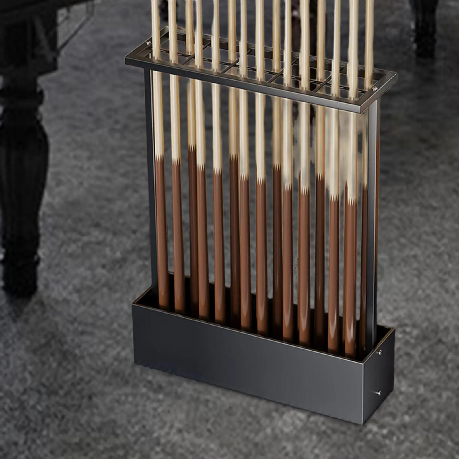 Durable Metal Pool Cue Rack Stable Vertical Holder Organizer for Display in Club Bar Billiard Room Accessories
Durable Metal Pool Cue Rack Stable Vertical Holder Organizer for Display in Club Bar Billiard Room Accessories