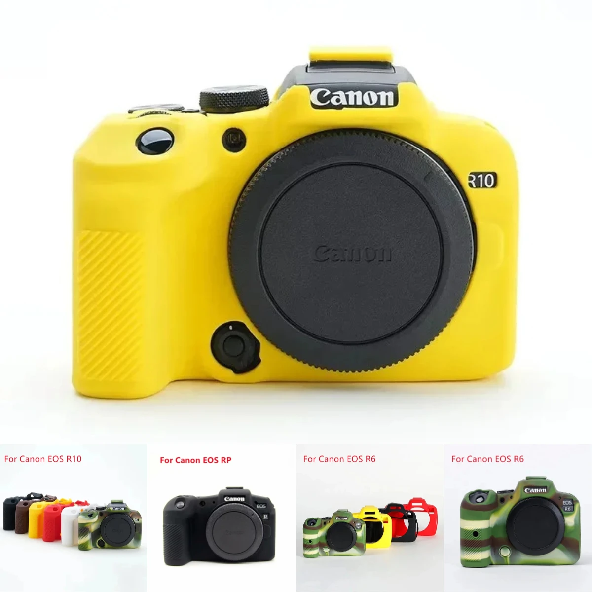 Precision Fit Silicone Cover for Canon EOS 5D Mark III IV 5D2 5D3 5D4 6D Mark II 6D2 7D Mark II 7D2 77D 600 700D - Shock Absorpt
Precision Fit Silicone Cover for Canon EOS 5D Mark III IV 5D2 5D3 5D4 6D Mark II 6D2 7D Mark II 7D2 77D 600 700D - Shock Absorpt