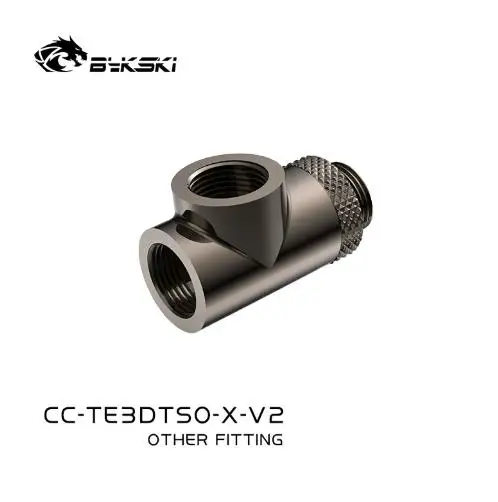 Трехходовой поворотный Т-образный фитинг Bykski G1/4'' (штекер/гнездо), многопортовый соединитель-адаптер для систем водяного охлаждения ПК, аксессуары CC-TE3DTSO-X-V2
Трехходовой поворотный Т-образный фитинг Bykski G1/4'' (штекер/гнездо), многопортовый соединитель-адаптер для систем водяного охлаждения ПК, аксессуары CC-TE3DTSO-X-V2