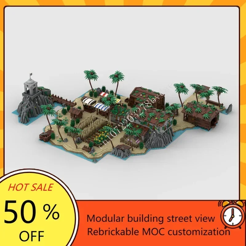 11021 шт., пиратский остров, залив, пляжный остров, расширение, модульный MOC, креативная модель с видом на улицу, строительные блоки, модель «сделай сам», игрушки, подарки
11021 шт., пиратский остров, залив, пляжный остров, расширение, модульный MOC, креативная модель с видом на улицу, строительные блоки, модель «сделай сам», игрушки, подарки
