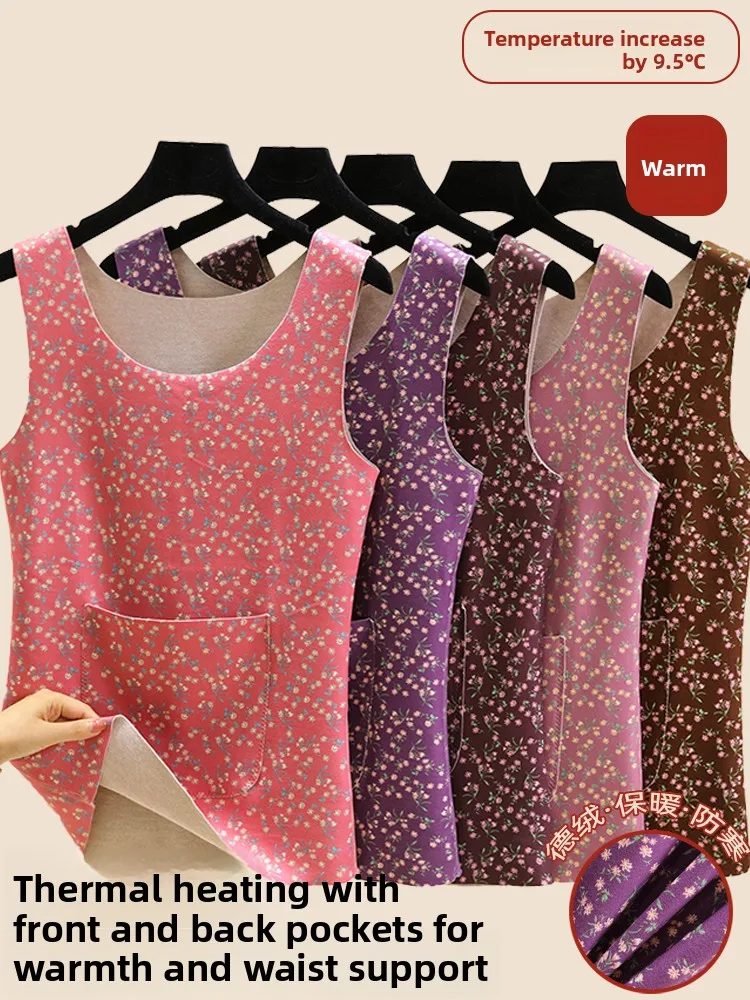 Утепленный жилет для женщин, зимний, на флисовой подкладке, без рукавов, с круглым вырезом, с подогревом, из термоактивного волокна, большие размеры, повседневная домашняя одежда July Deer
Утепленный жилет для женщин, зимний, на флисовой подкладке, без рукавов, с круглым вырезом, с подогревом, из термоактивного волокна, большие размеры, повседневная домашняя одежда July Deer