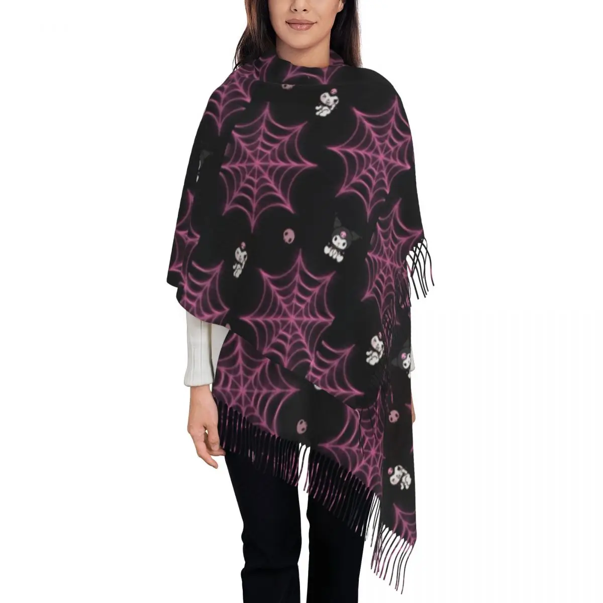 Custom Print Cute Kuromi Wallpaper Scarf Men Women Winter Fall Warm Scarves Cartoon Shawls Wraps
Custom Print Cute Kuromi Wallpaper Scarf Men Women Winter Fall Warm Scarves Cartoon Shawls Wraps