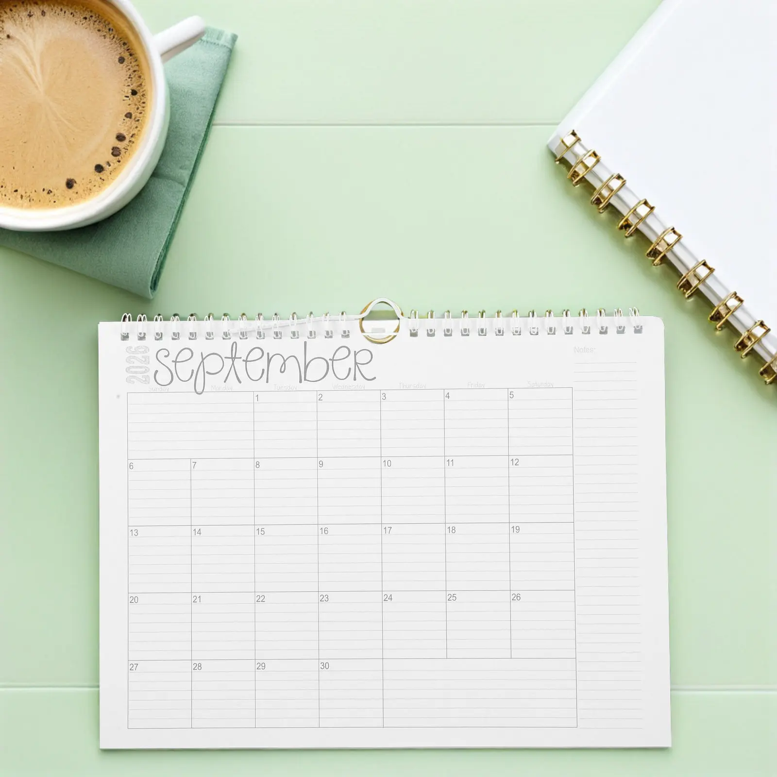 2026 Monthly Wall Calendar Large Spiral Bound Coil Calendar Minimalist Monochrome Design Full Year Hanging Planner for Business
2026 Monthly Wall Calendar Large Spiral Bound Coil Calendar Minimalist Monochrome Design Full Year Hanging Planner for Business