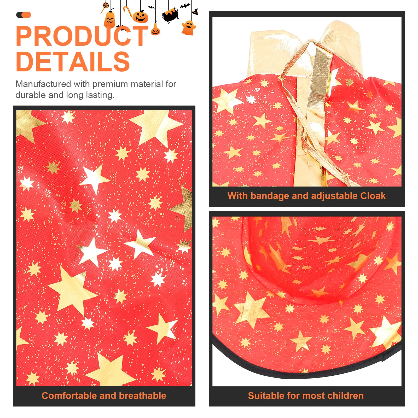 1 set Creative Pumpkin Basket Kids Halloween Cape Pattern Wizard Costume Party Cosplay Prop For Children
1 set Creative Pumpkin Basket Kids Halloween Cape Pattern Wizard Costume Party Cosplay Prop For Children