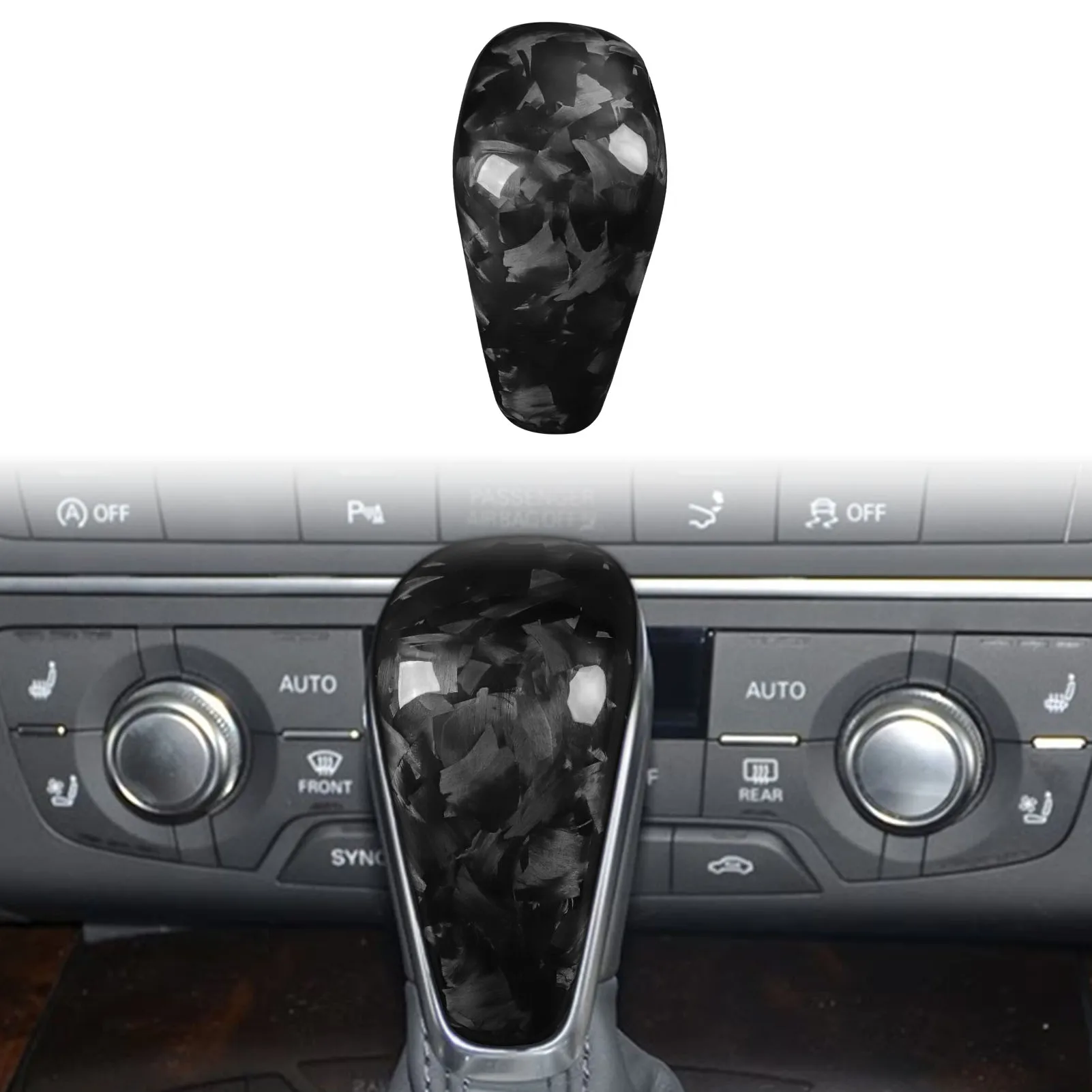 Forged carbon fibre Automotive Interior Gear Shift Knob head Cover Suitable For Audi A6 2016-2018/A7 2015-2018
Forged carbon fibre Automotive Interior Gear Shift Knob head Cover Suitable For Audi A6 2016-2018/A7 2015-2018