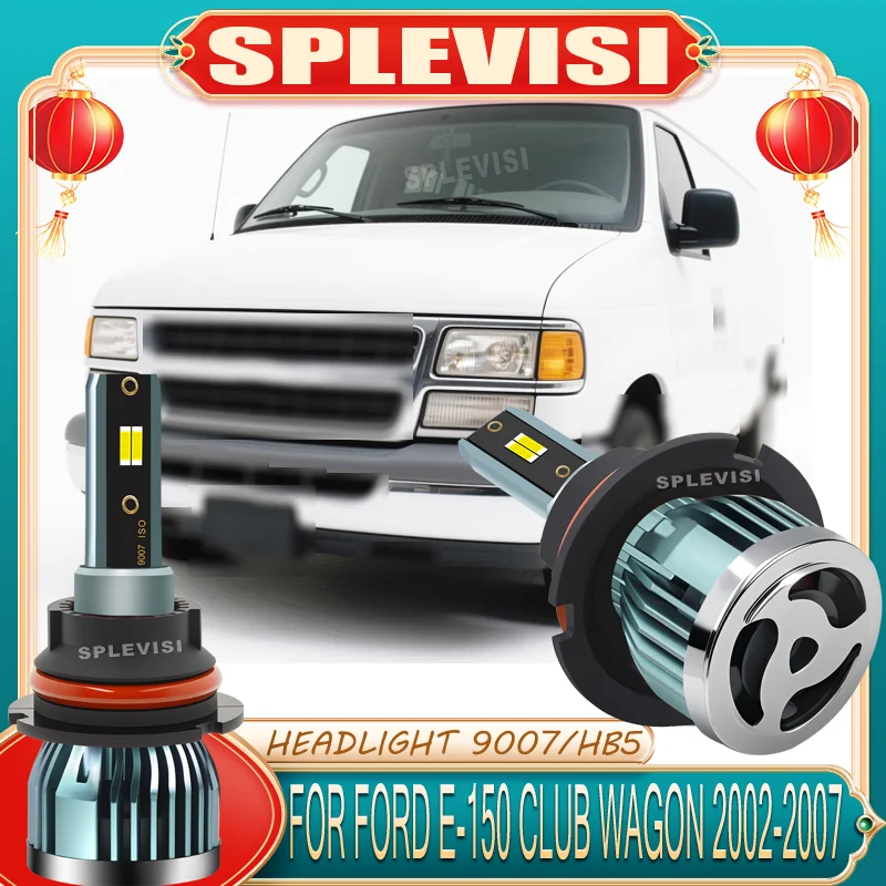 LED Headlight plug and play waterproof IP68 9007/HB5 more durable For Ford E-150 Club Wagon 2002-2007 2003 2004 2005 2006 2007
LED Headlight plug and play waterproof IP68 9007/HB5 more durable For Ford E-150 Club Wagon 2002-2007 2003 2004 2005 2006 2007