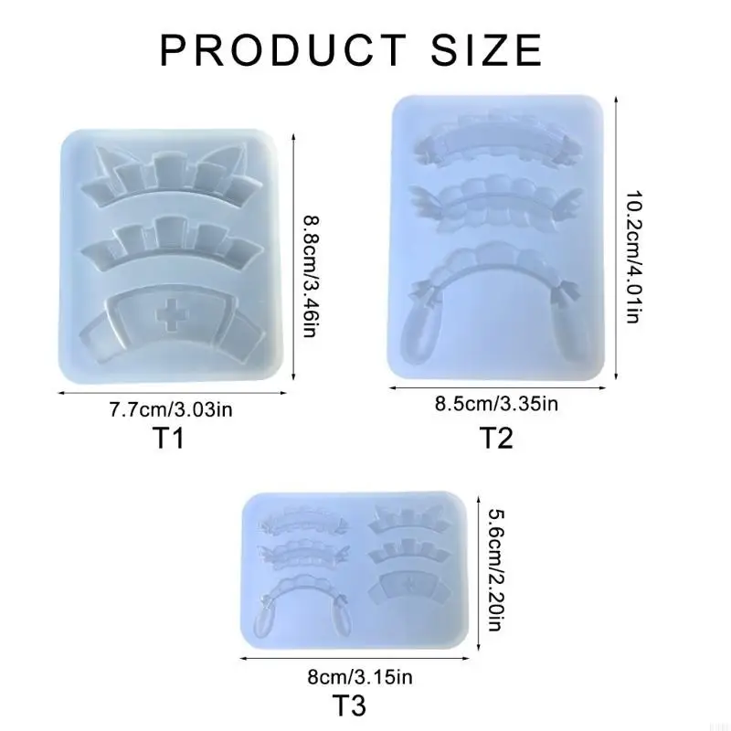 R3MC Silicone Fondant Mould Multipurpose Headband Chocolate Mould Easy to Clean Designs for Desserts and Cake Accessories
R3MC Silicone Fondant Mould Multipurpose Headband Chocolate Mould Easy to Clean Designs for Desserts and Cake Accessories