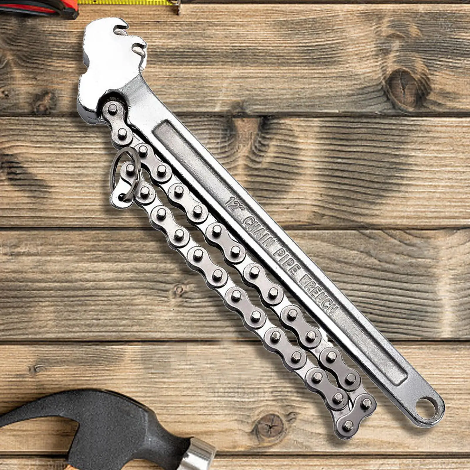 16-Inch Car Engine Oil Filter Chain Grip Wrench Adjustable Chain Pipe Filter Spanner triangular grinding teeth Repair Wrench
16-Inch Car Engine Oil Filter Chain Grip Wrench Adjustable Chain Pipe Filter Spanner triangular grinding teeth Repair Wrench