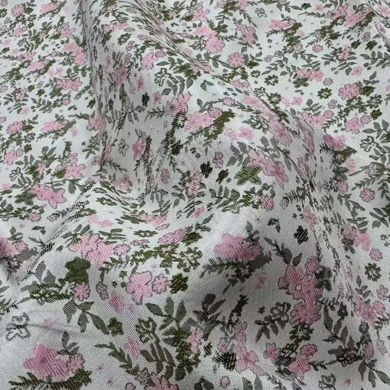 Spring Small Floral High Quality Jacquard Fabric By Meters Material Princess Dress Windbreaker Fashion Sewing Design Fabrics
Spring Small Floral High Quality Jacquard Fabric By Meters Material Princess Dress Windbreaker Fashion Sewing Design Fabrics