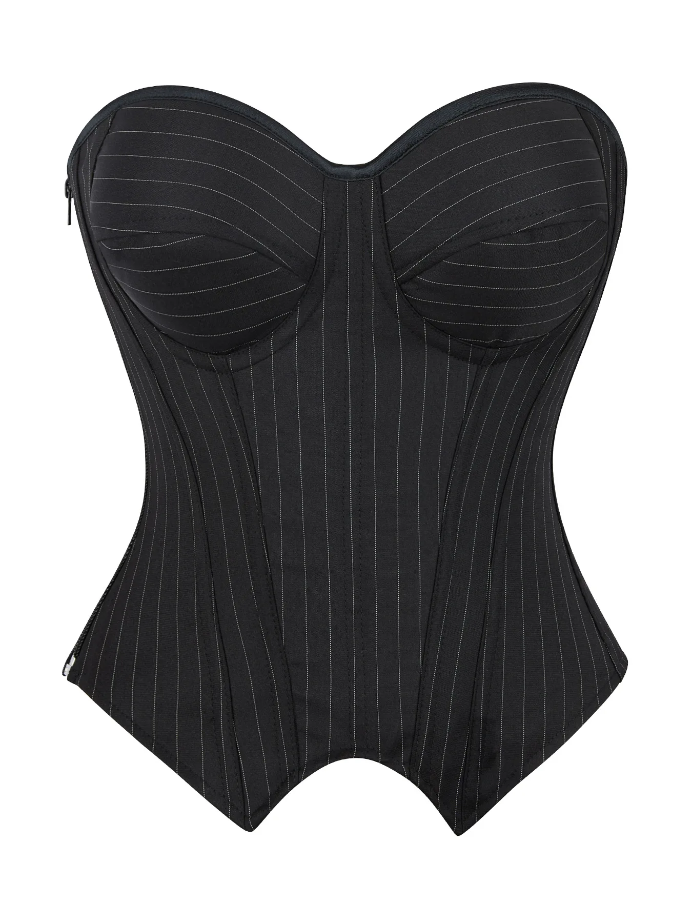 Elegant Striped Corset Top for Women Vintage Lace Up Boned Strapless Bustier Corsets
Elegant Striped Corset Top for Women Vintage Lace Up Boned Strapless Bustier Corsets