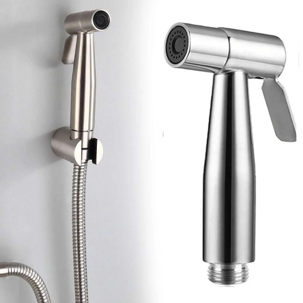 Stainless Steel Toilet Bidet Spray Handheld Shattaf Bathroom Sprayer Shower Head
Stainless Steel Toilet Bidet Spray Handheld Shattaf Bathroom Sprayer Shower Head