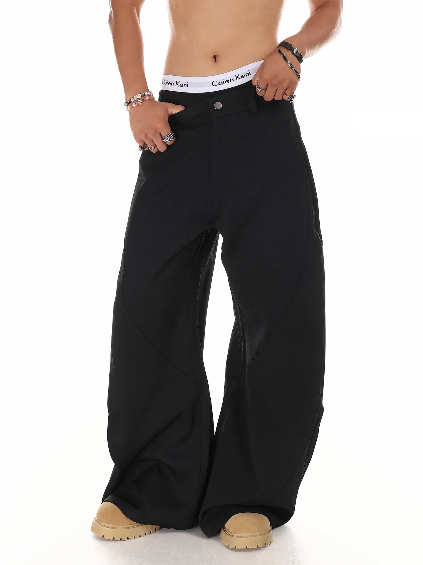 BETEBULE Retro Street Pure Color Design Men's Loose Fit Knife Trousers Spring 2026 Casual Straight Leg Pants
BETEBULE Retro Street Pure Color Design Men's Loose Fit Knife Trousers Spring 2026 Casual Straight Leg Pants