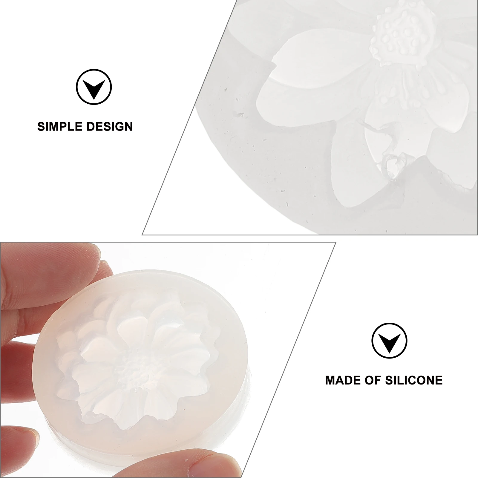 3pcs Flower Mold Silicone Jewelry Making Supplies Crystal Resin Molds Epoxy DIY Craft Tools Reusable Durable Tear-resistant
3pcs Flower Mold Silicone Jewelry Making Supplies Crystal Resin Molds Epoxy DIY Craft Tools Reusable Durable Tear-resistant