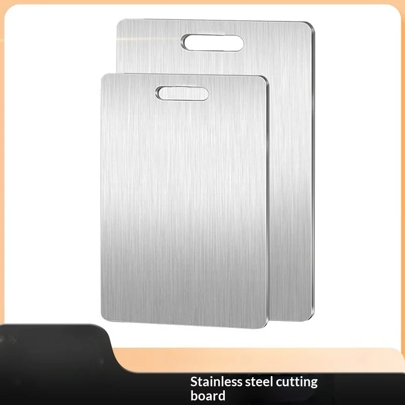 304 Stainless Steel Cutting Board Thickened Double-sided Household Anti-mold Cutting Board
304 Stainless Steel Cutting Board Thickened Double-sided Household Anti-mold Cutting Board