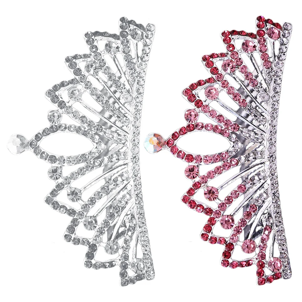 2 Pcs Tiara Kids Crystal Headdress Crown Comb Hair Accessories Girls Headband Child
2 Pcs Tiara Kids Crystal Headdress Crown Comb Hair Accessories Girls Headband Child