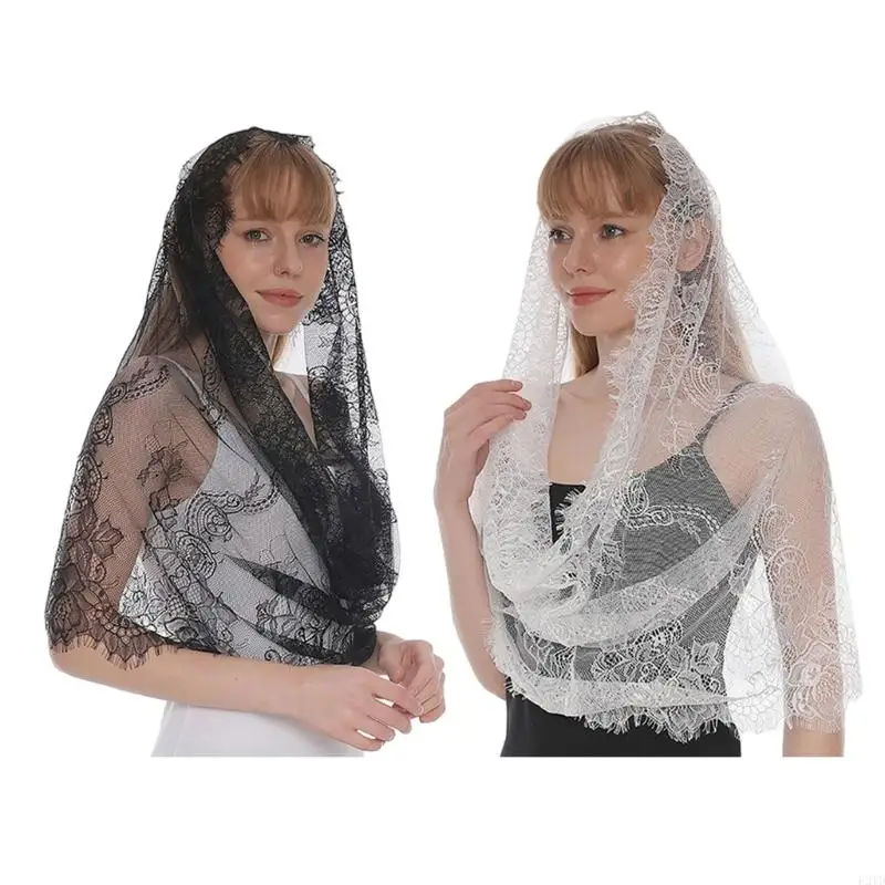 F2TD Fashionable Mantilla Wedding Party Shawl for Woman Lace Wrap Casual Scarves Shawl Wrap Foulard Female Mantilla
F2TD Fashionable Mantilla Wedding Party Shawl for Woman Lace Wrap Casual Scarves Shawl Wrap Foulard Female Mantilla